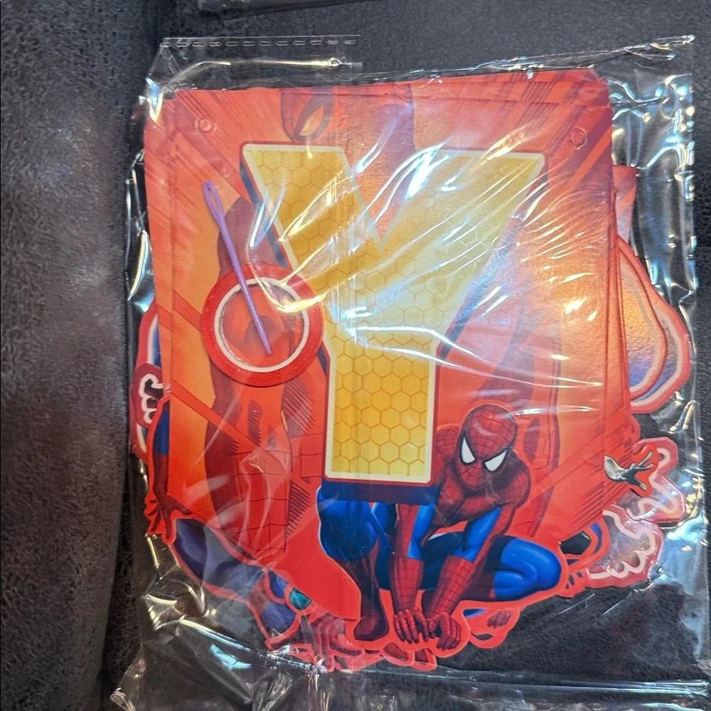 Spider-Man Party Supplies Set - Red and Blue